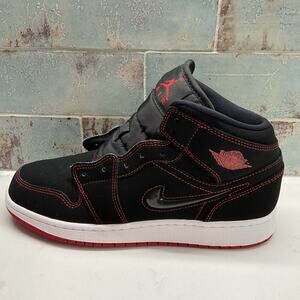 NIKE Air Jordan 1 Mid Fearless GS Cu6617-062 6.5Y Certified